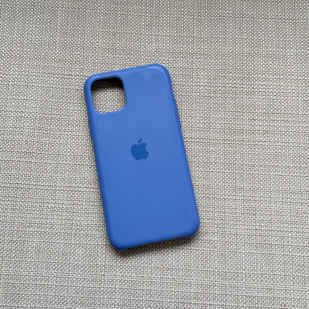 iPhone 11 Pro Silicone Case Linen Blue